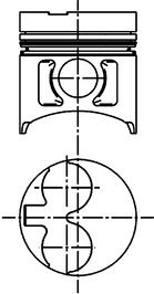 Piston KOLBENSCHMIDT 40253600