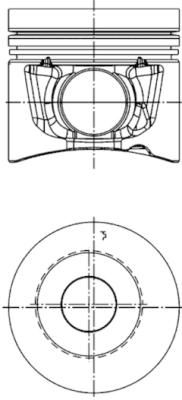 Piston KOLBENSCHMIDT 40289600