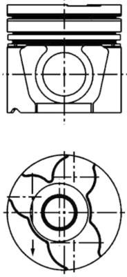 KOLBENSCHMIDT 40307600 Piston