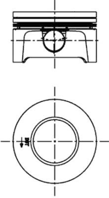 KOLBENSCHMIDT 40309610 Piston