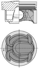 KOLBENSCHMIDT 40315600 Piston