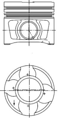 KOLBENSCHMIDT 40356600 Piston