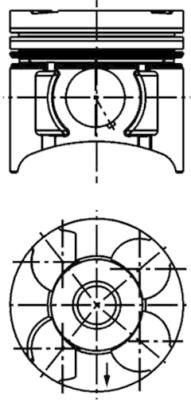 KOLBENSCHMIDT 40392620 Piston