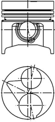 KOLBENSCHMIDT 40410620 Piston