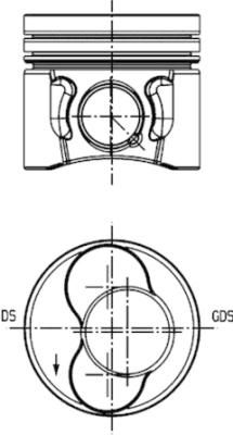 KOLBENSCHMIDT 40421600 Piston