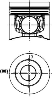 Piston KOLBENSCHMIDT 40440600