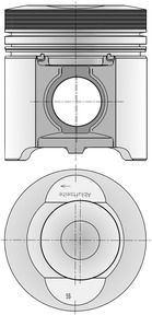 Piston KOLBENSCHMIDT 40483600