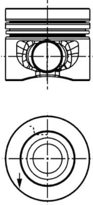 KOLBENSCHMIDT 40558610 Piston
