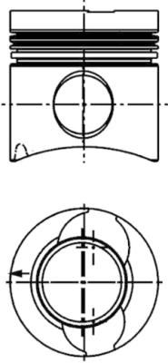 Piston KOLBENSCHMIDT 40667600