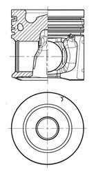 KOLBENSCHMIDT 40679600 Piston
