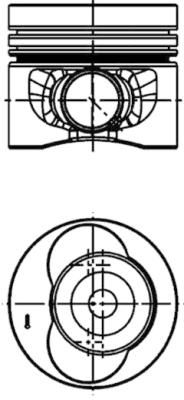 KOLBENSCHMIDT 40683610 Piston