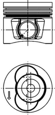 KOLBENSCHMIDT 40715600 Piston