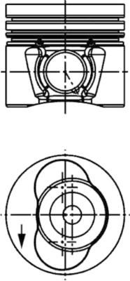 KOLBENSCHMIDT 40734620 Piston
