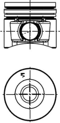 Piston KOLBENSCHMIDT 40743600