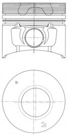 Piston KOLBENSCHMIDT 40773600