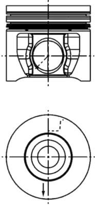 KOLBENSCHMIDT 40830600 Piston