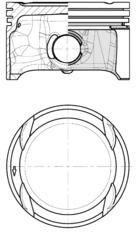 KOLBENSCHMIDT 40839600 Piston