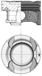KOLBENSCHMIDT 40856600 Piston