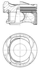 KOLBENSCHMIDT 40883600 Piston