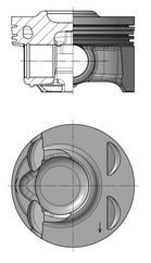 KOLBENSCHMIDT 41001600 Piston