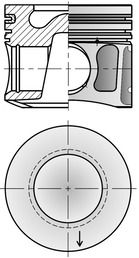 KOLBENSCHMIDT 41008620 Piston