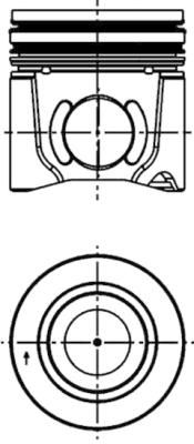Piston KOLBENSCHMIDT 41077620