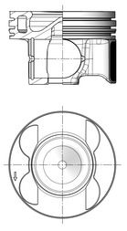 KOLBENSCHMIDT 41079600 Piston
