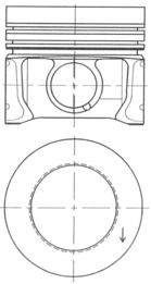 KOLBENSCHMIDT 41095610 Piston