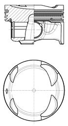KOLBENSCHMIDT 41108600 Piston