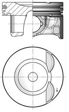 Piston KOLBENSCHMIDT 41192620