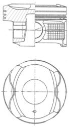 KOLBENSCHMIDT 41250600 Piston