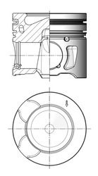 KOLBENSCHMIDT 41251610 Piston