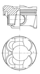 KOLBENSCHMIDT 41267600 Piston