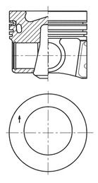 KOLBENSCHMIDT 41271620 Piston