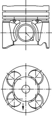 KOLBENSCHMIDT 41287620 Piston