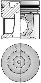 Piston KOLBENSCHMIDT 41504600