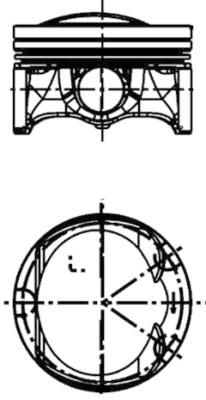 Piston KOLBENSCHMIDT 41509620