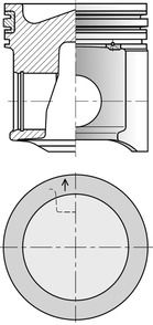 Piston KOLBENSCHMIDT 41522600
