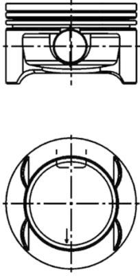 KOLBENSCHMIDT 41642600 Piston