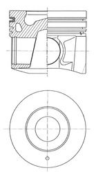 Piston KOLBENSCHMIDT 41644600