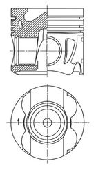 KOLBENSCHMIDT 41711600 Piston