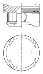KOLBENSCHMIDT 41725600 Piston