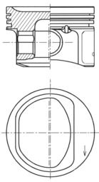 KOLBENSCHMIDT 41754610 Piston