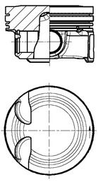 KOLBENSCHMIDT 41876600 Piston