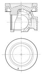 Piston KOLBENSCHMIDT 41980600