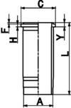 KOLBENSCHMIDT 89367110 Cylinder Sleeve