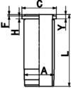 KOLBENSCHMIDT 89370110 Cylinder Sleeve