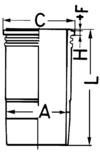 KOLBENSCHMIDT 89380110 Cylinder Sleeve