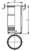 KOLBENSCHMIDT 89464110         . Cylinder Sleeve