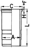 KOLBENSCHMIDT 89563110 Cylinder Sleeve